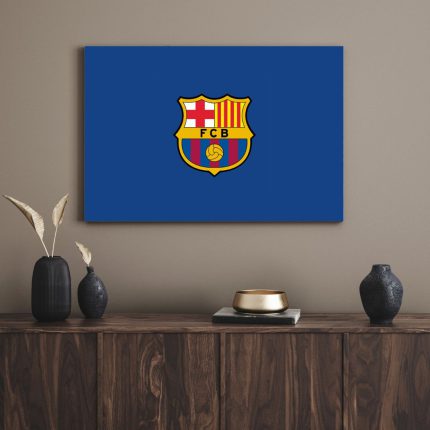 تابلو دکوراتیو ورزشی لوگو بارسلونا Barcelona logo