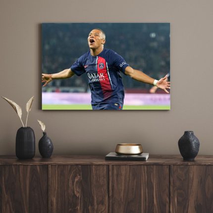تابلو دکوراتیو ورزشی فوتبالیست آمباپه Mbappe footballer