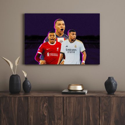 تابلو دکوراتیو ورزشی امباپه Mbappe
