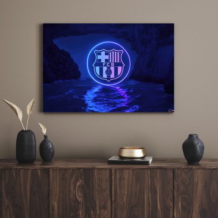 تابلو دکوراتیو ورزشی لوگو بارسلونا Barcelona logo