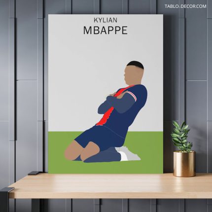 تابلو دکوراتیو ورزشی امباپه Mbappe
