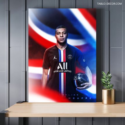 تابلو دکوراتیو ورزشی امباپه Mbappe