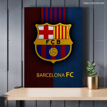 تابلو دکوراتیو ورزشی لوگو بارسلونا Barcelona logo