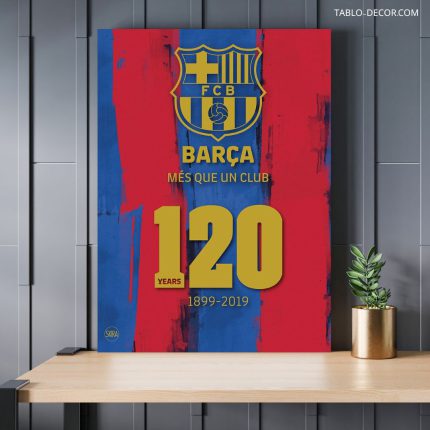 تابلو دکوراتیو ورزشی بارسلونا Barcelona