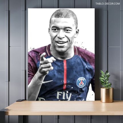 تابلو دکوراتیو ورزشی امباپه Mbappe
