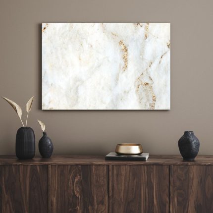 تابلو دکوراتیو مدرن ماربل سفید رنگ White marble