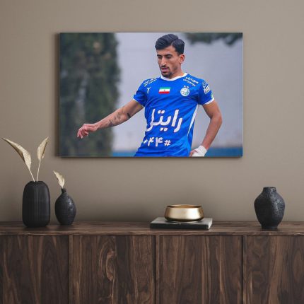 تابلو دکوراتیو ورزشی بازیکن استقلال Esteghlal player