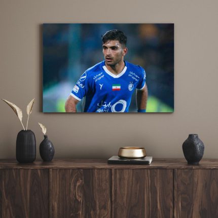 تابلو دکوراتیو ورزشی بازیکن استقلال Esteghlal player