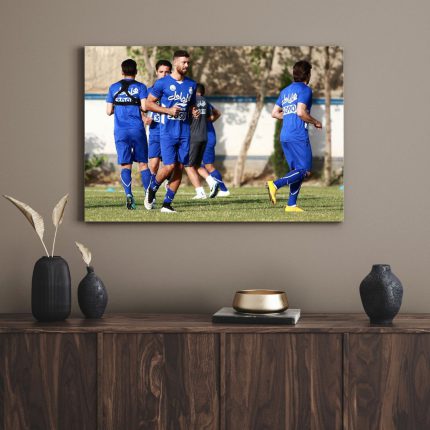 تابلو دکوراتیو ورزشی بازیکنان در حال ورزش Players playing sports