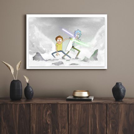 تابلو دکوراتیو کارتونی ریک اند مورتی 5 Rick and Morty