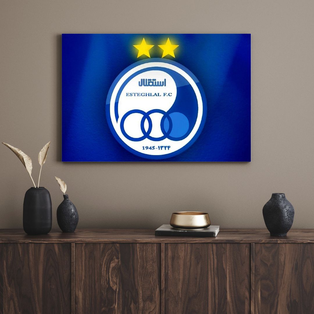 تابلو دکوراتیو ورزشی لوگو استقلال Esteghlal logo