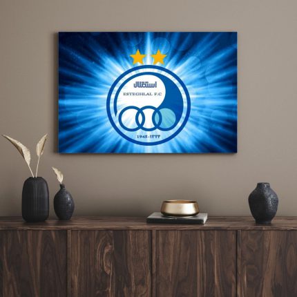 تابلو دکوراتیو ورزشی لوگو استقلال Esteghlal logo