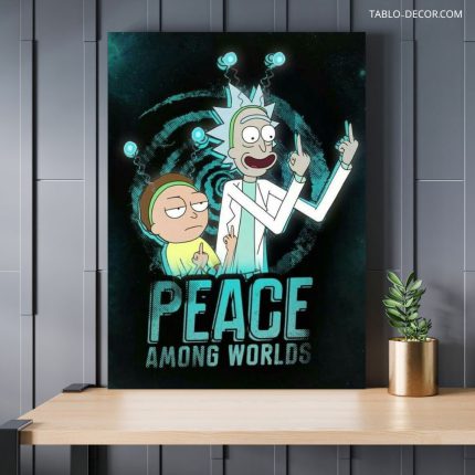 تابلو دکوراتیو کارتونی ریک اند مورتی 9 Rick and Morty