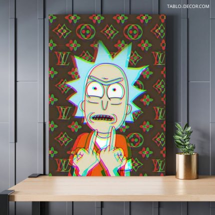 تابلو دکوراتیو کارتونی ریک اند مورتی 11 Rick and Morty