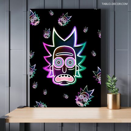 تابلو دکوراتیو کارتونی ریک اند مورتی 16 Rick and Morty
