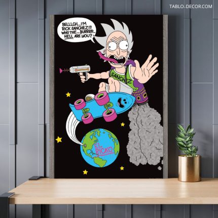 تابلو دکوراتیو کارتونی ریک اند مورتی 18 Rick and Morty