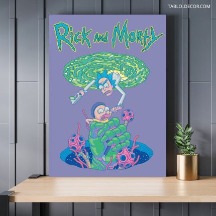 تابلو دکوراتیو کارتونی ریک اند مورتی 20 Rick and Morty