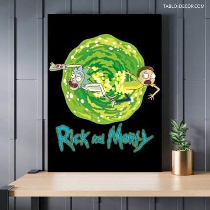 تابلو دکوراتیو کارتونی ریک اند مورتی 22 Rick and Morty