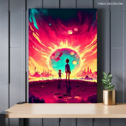 تابلو دکوراتیو کارتونی ریک اند مورتی 24 Rick and Morty