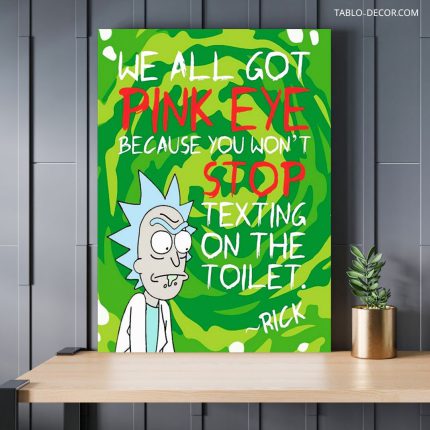 تابلو دکوراتیو کارتونی ریک اند مورتی 25 Rick and Morty
