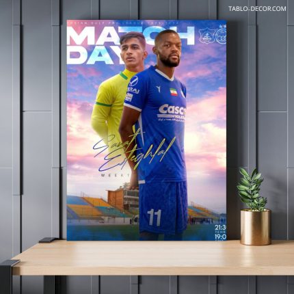 تابلو دکوراتیو ورزشی بازیکن استقلال Esteghlal player