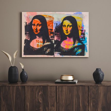 تابلو دکوراتیو دیجیتال آرت مونالیزا 1 Mona Lisa