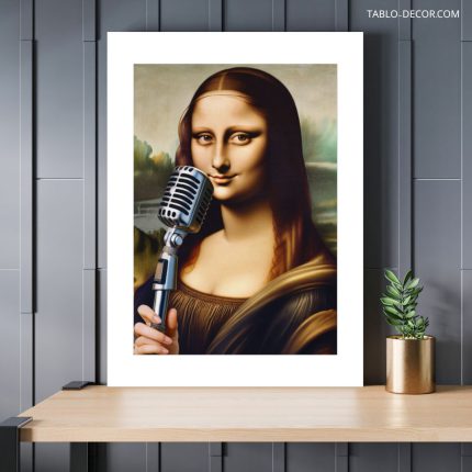 تابلو دکوراتیو دیجیتال آرت مونالیزا 3 Mona Lisa