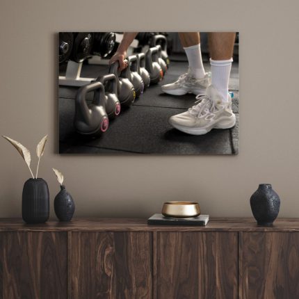 تابلو دکوراتیو ورزشی دمبل ها Dumbbells