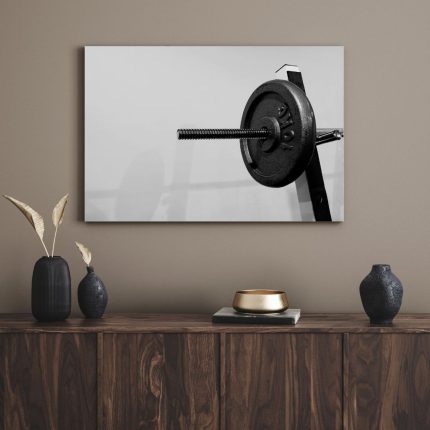 تابلو دکوراتیو ورزشی وزنه باشگاه weight club