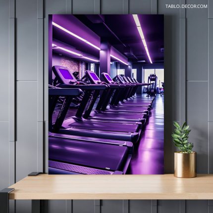 تابلو دکوراتیو ورزشی سالن بدنسازی gym