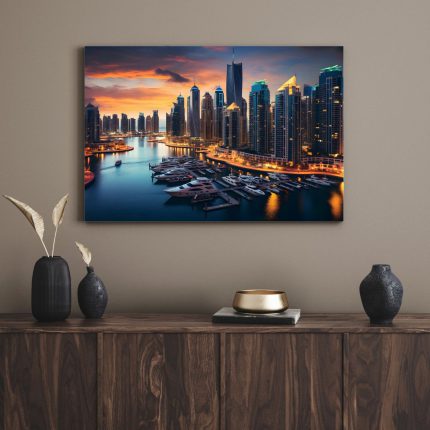 تابلو شهر دبی Dubai city