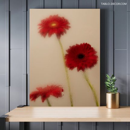 تابلو دکوراتیو مینیمال گل flower
