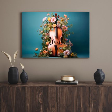 تابلو دکوراتیو مدرن ویولن violin