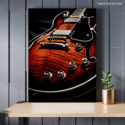 تابلو دکوراتیو مدرن گیتار برقی خفن Crazy electric guitar