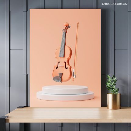 تابلو دکوراتیو مدرن ویولن violin