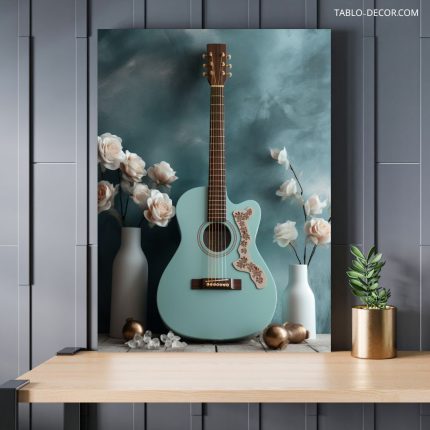 تابلو گیتار آبی blue guitar