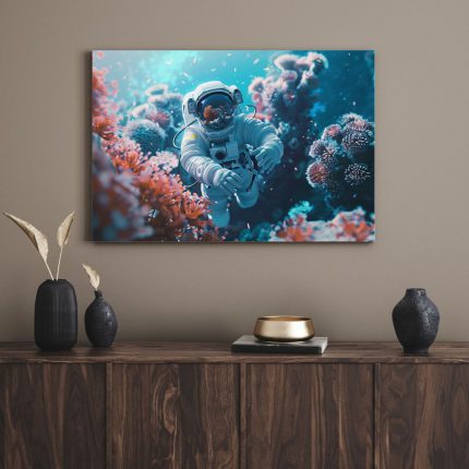 تابلو دکوراتیو مدرن زیر دریا under the sea