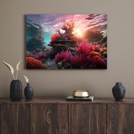 تابلو دکوراتیو فانتزی زیر دریا under the sea