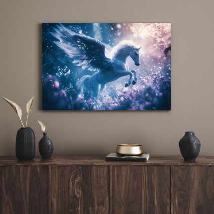 تابلو دکوراتیو فانتزی اسب بالدار winged horse