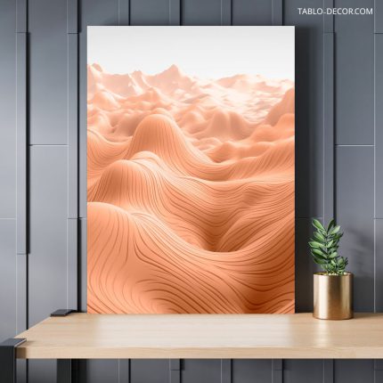 تابلو دکوراتیو مینیمال موج the wave