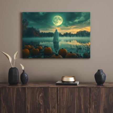 تابلو دکوراتیو فانتزی روح و ماه soul and moon