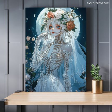 تابلو دکوراتیو فانتزی اسکلت skeleton
