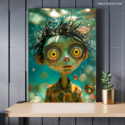 تابلو دکوراتیو فانتزی موجودی عجیب strange creature