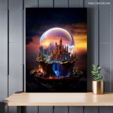 تابلو دکوراتیو فانتزی گوی orb