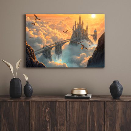 تابلو دکوراتیو فانتزی قلعه the castle