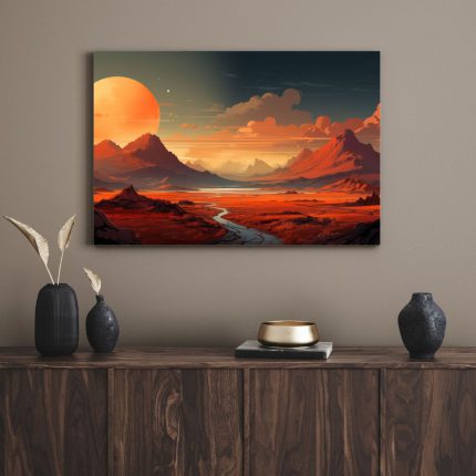تابلو دکوراتیو فانتزی کویر desert