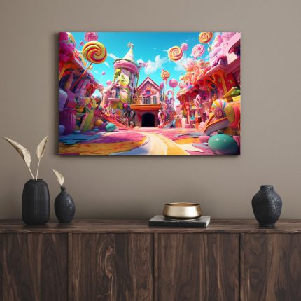 تابلو دکوراتیو فانتزی سرزمین رویایی dream land