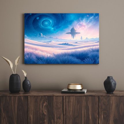 تابلو دکوراتیو فانتزی منظره رنگی Color landscape
