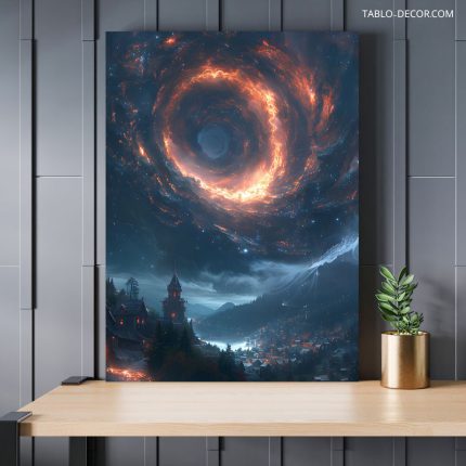 تابلو دکوراتیو فانتزی آسمان جادویی magic sky