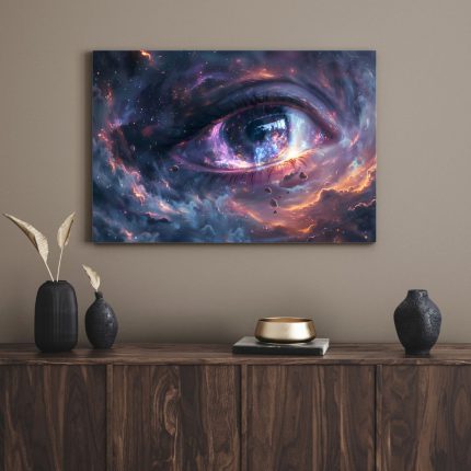تابلو دکوراتیو فانتزی چشمان اسرار آمیز Mysterious eyes